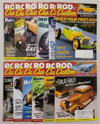 Rod And Custom Magazine 2007 Full Year Lot Set Of 12 Good-Very Good Condition - Image 1 of 4