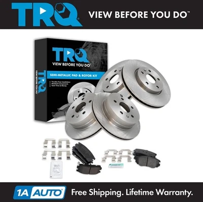 Kit de pastillas de freno y rotor TRQ para Chevrolet Equinox GMC Terrain 2010-2017 Foto 1 de 4