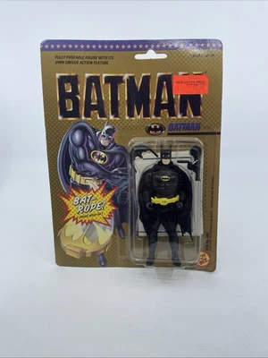 Vintage 1989 Toybiz BATMAN Bat-Rope Action Figure Michael Keaton DC Comics  - Image 1 of 4