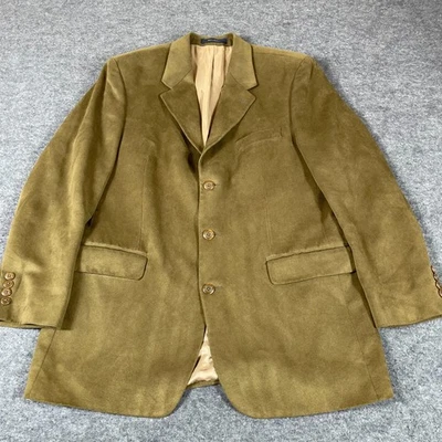Blazer de Colección Chaps Ralph Lauren Para Hombres 42 T Verde Pecho Abrigo Deportivo Forrado Foto 1 de 4