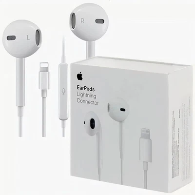 FOR APPLE Headphones EARPHONES wired EARBUDS FOR iPhone 14 13 11 X XS MAX XR uk - Image 1 of 4