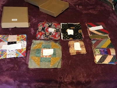 Various Scrappy Blocks Various Sizes See Photos - Image 1 of 4