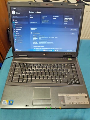 Acer TravelMate 5730 15.6" Intel 2.1Ghz/4GB/320GB Windows 11 Pro ,Office365 - Image 1 of 4