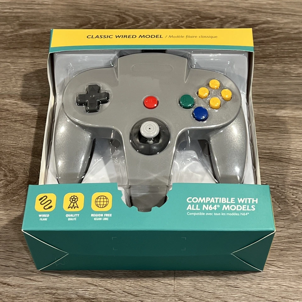 TOMEE Wired Controller - Compatible With N64 - NEW - Image 1 of 2
