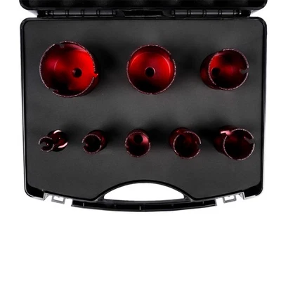 OE QUALITY Prodiamant Premium Diamond Profi Set Diamant Fliesenbohrer M14 8-teilig 20-68mm