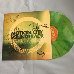 Motion City Soundtrack Go Exclusive /500 Green Marble Vinyl LP  AUTOGRAPH - Picture 1 of 2