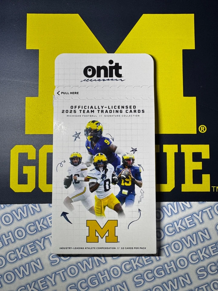 2025 Onit Michigan Wolverines Football BASE - "PICK YOUR PLAYER” FREE SHIPPING! - Image 1 of 1