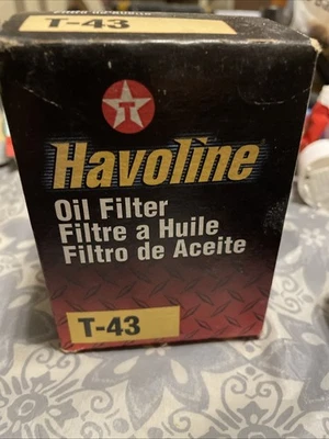 Filtro de aceite de motor - CARB, 4BBL Texaco Havoline T-43 Foto 1 de 2