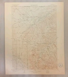 ANTIQUE ORIG DEVILS TOWER WYOMING GEOLOGICAL SURVEY TOPO TOPOGRAPHICAL MAP 1905 - Picture 1 of 6
