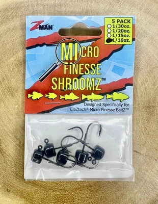 Z-man Micro Finesse ShroomZ Jigs, Brand New! Fast Free Shipping! NWT! - Image 1 of 4