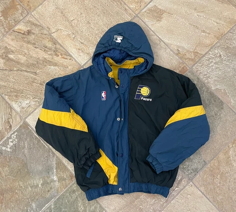 Vintage Indiana Pacers Starter Parka Basketball Jacket, Size Youth XL Cover