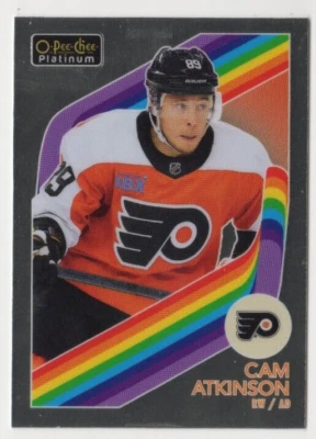 2023-24 O-Pee-Chee Platinum Cam Atkinson #R-56 Retro Philadelphia Flyers Foto 1 de 2