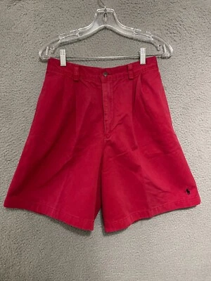 Винтажный Ralph Lauren красный женщин размер 10 высоты плиссированные взрослых хлопок - Изображение 1 из 4