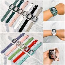 Iwatch strap Band for Apple watch series 7 and Case For Series SE 7 6 5 4 3 2 1