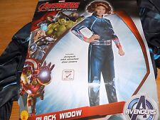 Girl's Size Medium 8-10 Marvel Avengers Black Widow Halloween Costume Jumpsuit