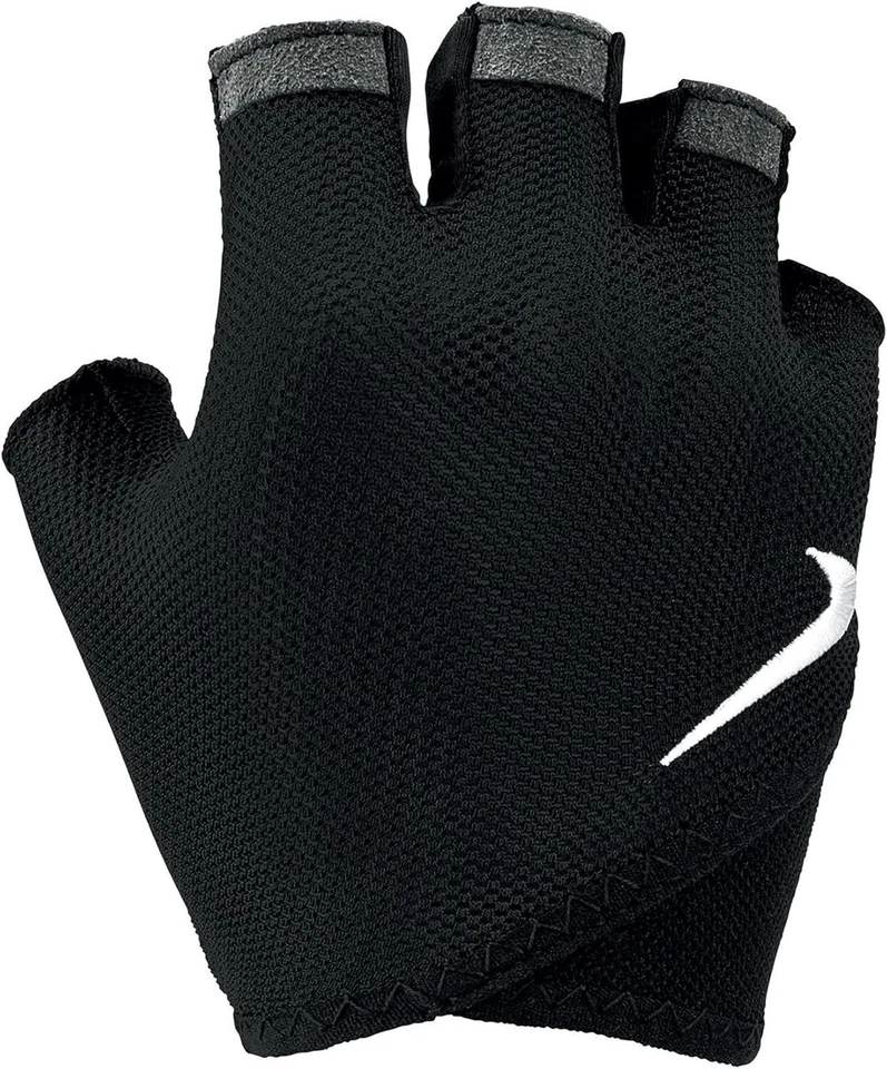 Nike Women's Gym Essential Fitness Gloves Large Black/White #C991