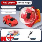 Mini Remote Control 2.4G Wrist Watch Racing Car 4CH RC Vehicle Toys (Red)
