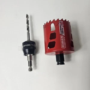 Diablo DHSAR500 Hex Arbor with Bit & Nuts +   2-1/2 in. Bi-Metal Hole Saw - Picture 1 of 12