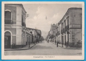 Catania Linguaglossa Via Umberto I FG cartolina vintage postcard MA2130 - Imagen 1 de 2