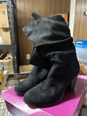 Botas Rampage RAM-BORA Negras Micro Gamuza Talla 10 M Usadas Una Vez Foto 1 de 2