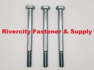 M8-1.25x110 Hex Head Cap Screws M8x1.25 x 110 Bolts 8mm x 110mm Grade 10.9 - Picture 1 of 9