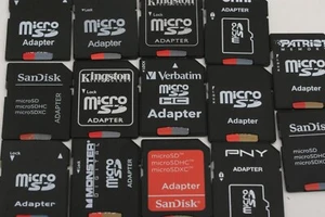 Carte Mémoire Micro SD avec Adaptateur 1Go 2Go 8Go 32Go 64Go SanDisk PNY Kingston - Photo 1 sur 1