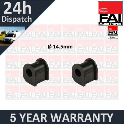 Anti Roll Bar Bush Rear FAI Fits Hyundai Accent 1.3 1.5 CRDi 1.6 5551322500 - image 1 of 2