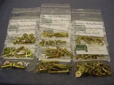 Ford Kent Crossflow H/T ZINC & COLOUR Plated Full Engine Bolt, Nut & Washer Kit - Image 1 of 4