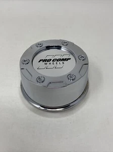 Pro Comp Chrome Snap In Wheel Center Cap 7342142 Sticker Logo 8342141 - Picture 1 of 5