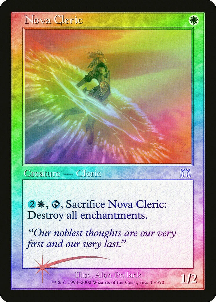 Nova Cleric FOIL Onslaught NM White Uncommon MAGIC THE GATHERING - Image 1 of 1