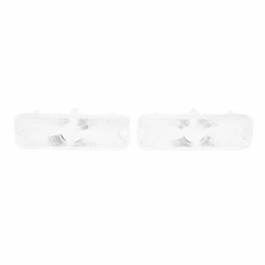 New Pair Of Clear Parking Light Lens Trim Parts Fits Chevelle El Camino A4247C - Picture 1 of 3