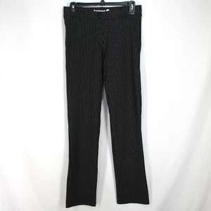 Pantalones Betabrand Talla S Largos Negros Rayas Ponte Tejido Pierna Recta Pull On - Imagen 1 de 5