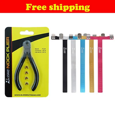 Bowstring Nock Tool w/ Buckle Plier & T-Square Ruler – Archery Essential - Image 1 of 4