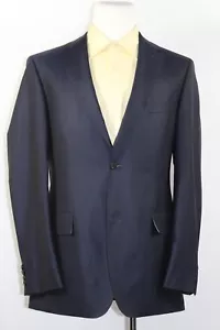 Traje Blazer HUGO BOSS Guabello Azul Oscuro Super 130s Dos respiraderos/Botones TALLA 40 L - Imagen 1 de 12