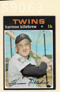 1971 Topps Baseball Minnesota Twins Harmon Killebrew Card *HoF* #550 "NM+" - Picture 1 of 2