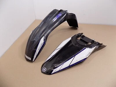 2013 08-20 Yamaha WR250R WR250 R WR / OEM Original BLACK FRONT & REAR FENDERS - Image 1 of 4