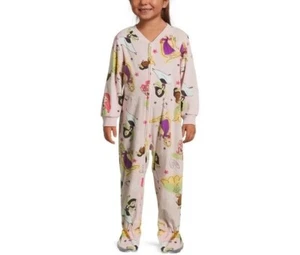 Disney Princess Baby & Toddler Girls One Piece Sleeper Pajamas NEW - Picture 1 of 13