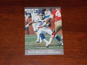TARJETA DE FÚTBOL FLEER ULTRA 1991 DAVE MEGGETT #222 - Imagen 1 de 1