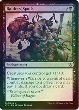 1 x Raiders' Spoils - Foil - Khans of Tarkir - LP - Magic The Gathering - MTG