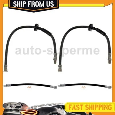 Kit manguera freno delantero trasero línea 4 piezas para Mercedes-Benz CL500 1998 1999 5,0 L Foto 1 de 4