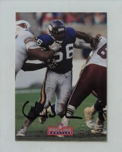 Chris Doleman AUTOGRAPH Vikings 1992 Pro Set card #4 Deceased -  - Picture 1 of 2