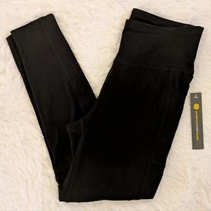 NWT Stretch the Rules Black 7/8 Cotton Leggings with Pockets, Size Small - Picture 1 of 12