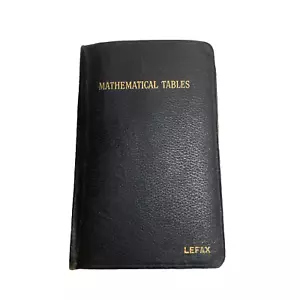 Vintage Lefax Mathematische Tabellen Loseblatt Datenblätter und Leerformulare - Bild 1 von 23