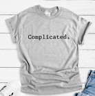 Complicated, Gray Unisex Short Sleeve T-shirt