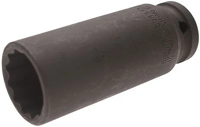 BGS! Schlagschrauber Kraft-Steckschlüssel-Einsatz 12-kt 24 mm 1/2" Vielzahn Nuss - Bild 1 von 4