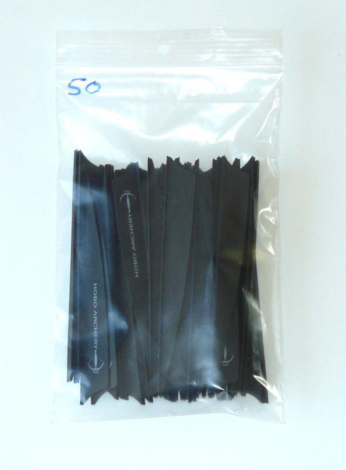 4" Shield Vanes Fletches 25 to 100 Pc Crossbow 5 Color Choice - Image 1 of 1