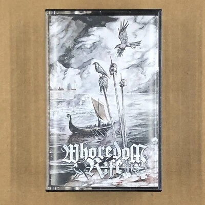 WHOREDOM RIFE Cassette Tape NID HYMNER AV HAT Black Metal LIMITED EDTION OF 300 - Image 1 of 4