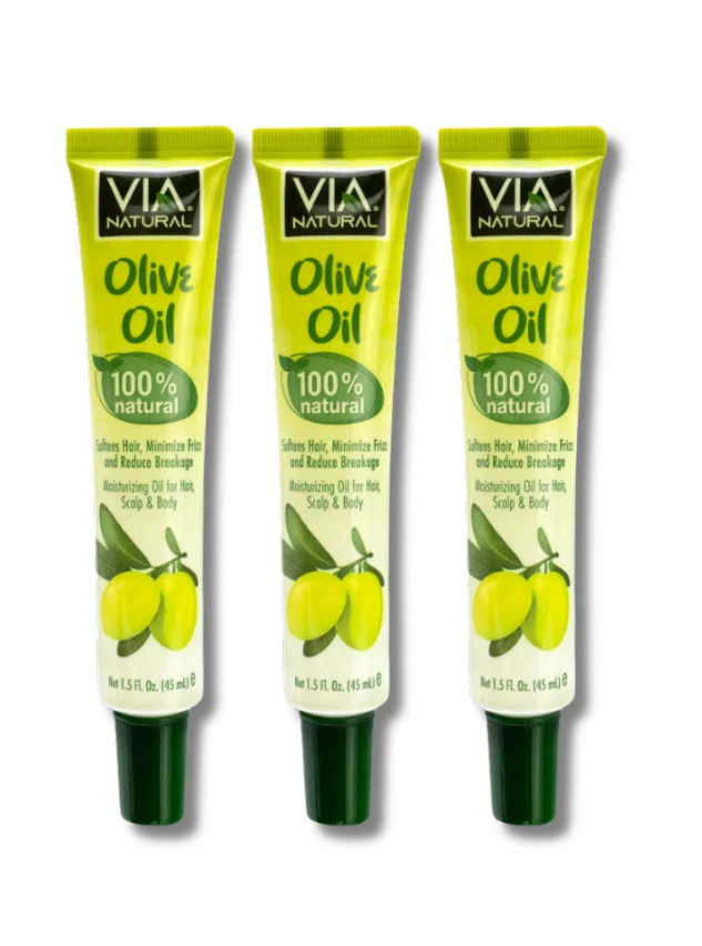 Aceite de Oliva Hidratante Natural Via 1.5oz - 3 Tubos (Envío Gratis) Foto 1 de 1