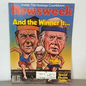 Newsweek Magazine 1980 November 3 And the Winner Is Reagan Carter Election BK20 - Picture 1 of 3