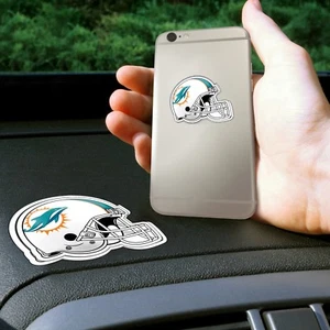 Fanmats NFL Miami Dolphins Get a Grip Cell Phone Grip Thick Polymer Stickers - Picture 1 of 1